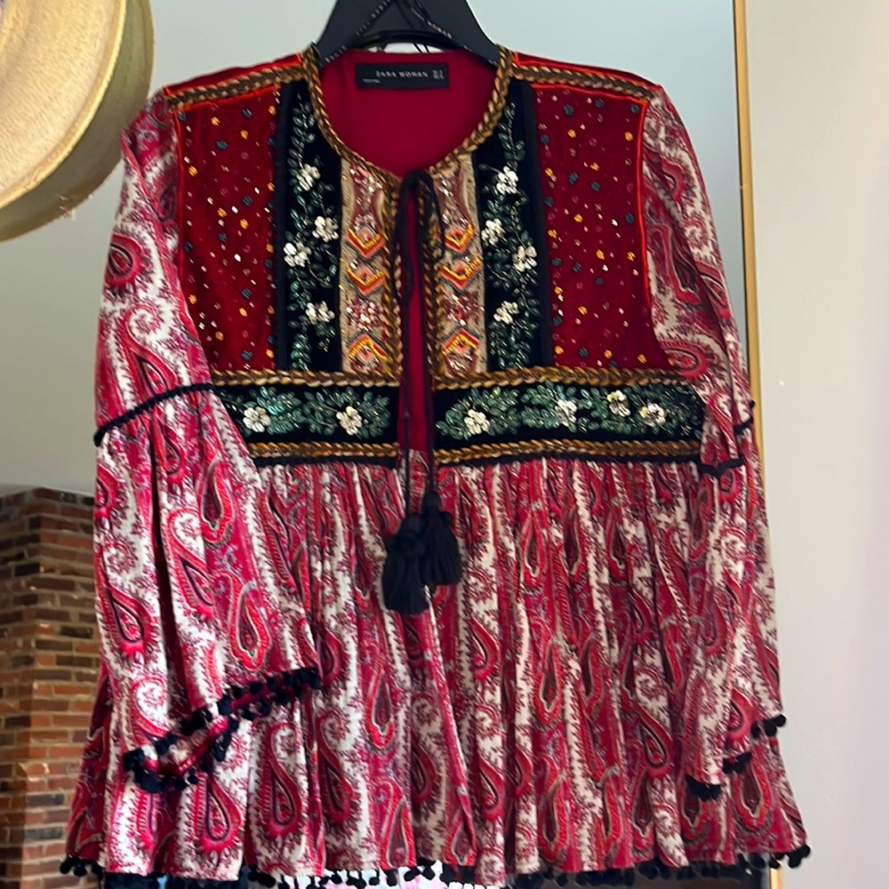 Zara blouse/jacket